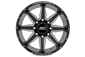 Ford F-350 Super Duty Wheel - Rough Country - 91M Series | 20x12 | 8x170 | -44mm - Gloss Black - '99-'22 Ford F-350 Super Duty Wheel - Rough Country - 91M Series | 20x12 | 8x170 | -44mm - Gloss Black - '99-'22